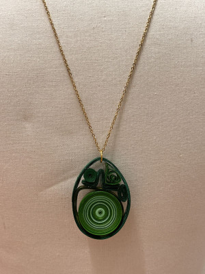 Collier vert